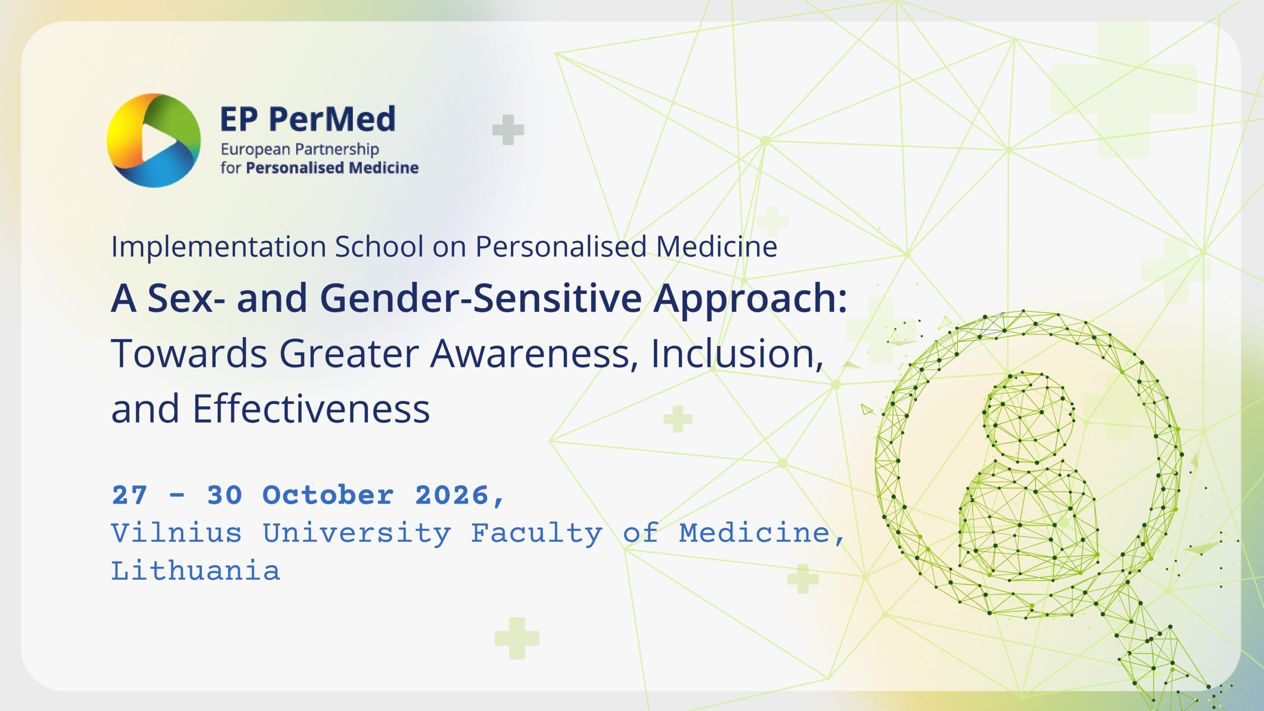 Implementation School on Personalised Medicine – A Sex- and Gender-Sensitive Approach