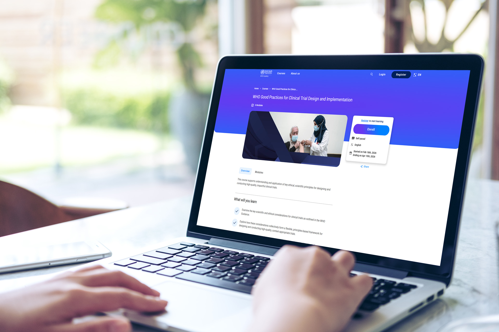 WHO Online Course: Good Practices for Clinical Trial Design and Implementation
