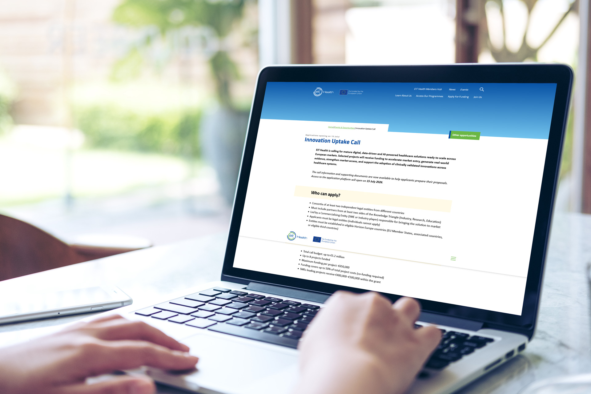 EIT Health Opens two Funding Opportunities for Healthcare Innovation