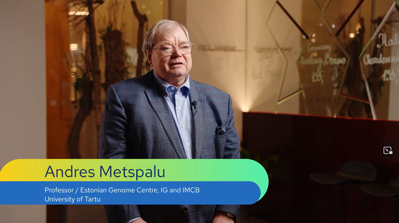 Video Interview with Andres Metspalu