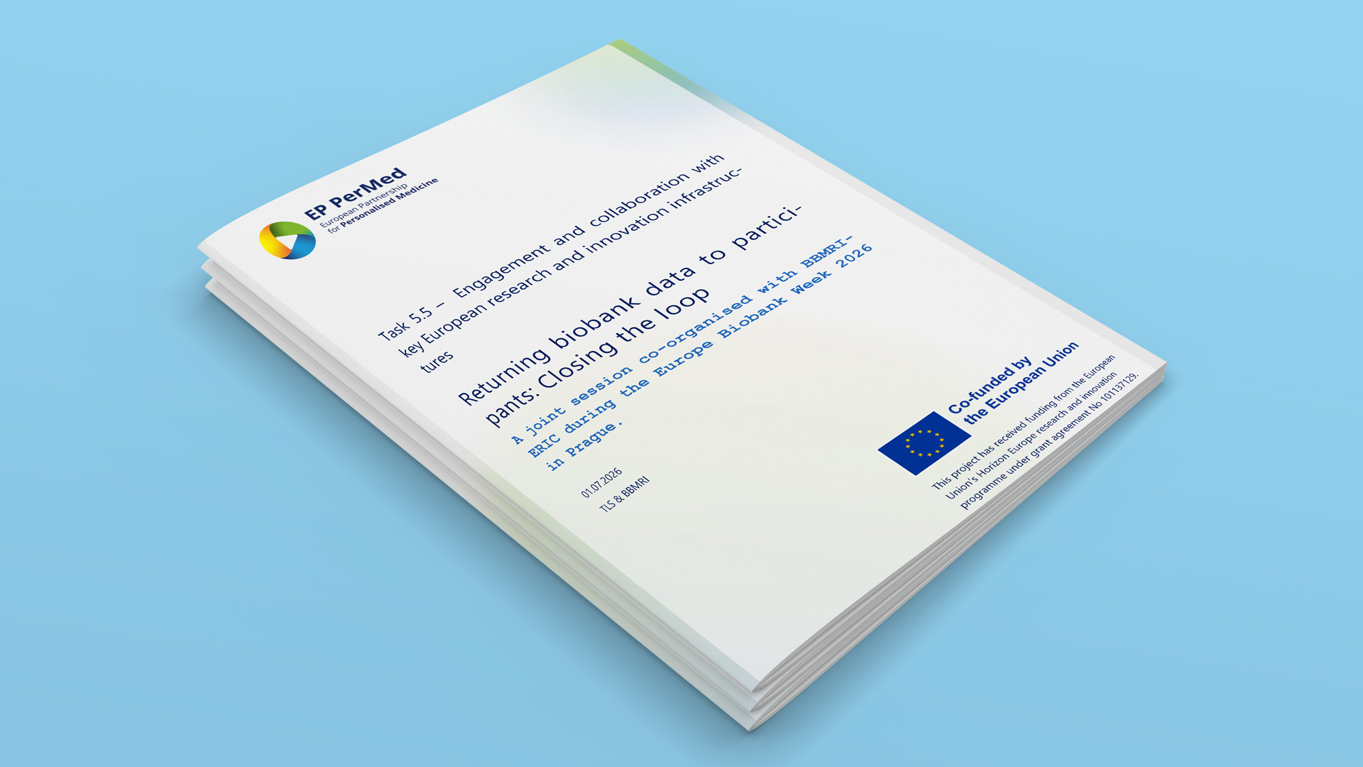 EP PerMed Publishes Report on Returning Biobank Data to Participants