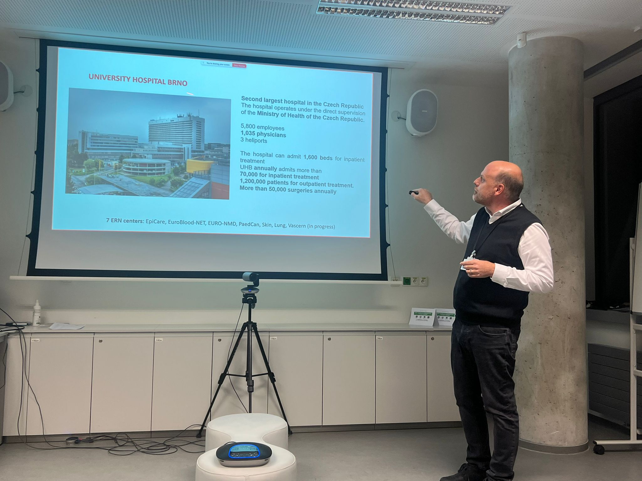 EP PerMed in-situ Visit at the Center for Precision Medicine in Brno